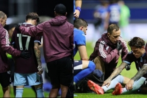 希望无碍！邮报：加纳乔在维拉的第二场热身赛受伤离场